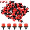 1pc Automatic Micro Drip Irrigation Watering System Kit Hose Home Garden & Adjustable Drippers Greenhouses Potted Grows - 50pcs Red Dripper