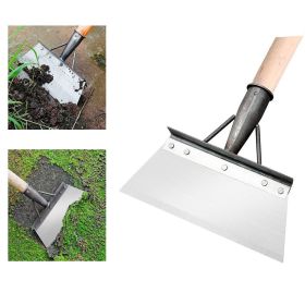 Stainless Steel Garden Shovel, Multifunctional Weed Remover Not Included Handle - 20CM