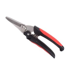 Heavy Duty Garden Clippers with Rust Proof Stainless Steel Blades Bypass Pruner Shears - Black