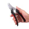 Sharp Bypass Pruning Shears Garden Scissors Pruning Shears Clippers - Black