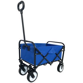 Outdoor Garden Multipurpose Micro Collapsible Beach Trolley Cart Camping Folding Wagon - as Pic