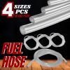 4 Sizes Petrol Fuel Gas Line Pipe Hose Tubing For String Trimmer Chainsaw Blower - Clear