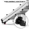 Aluminum Multi-Position Ladder with Wheels, 300 lbs Weight Rating, 22 FT - as Pic