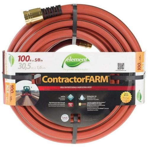 5/8' x 100' Element ContractorFARM Lead-Free Hose - AudioFetch