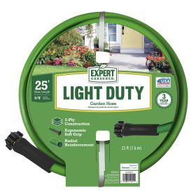 Expert Gardener Light Duty 5/8" x 25' Garden Hose - Expert Gardener