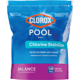 Clorox Pool&Spa Chlorine Stabilizer for Swimming Pools, 4 lb Bag - Clorox