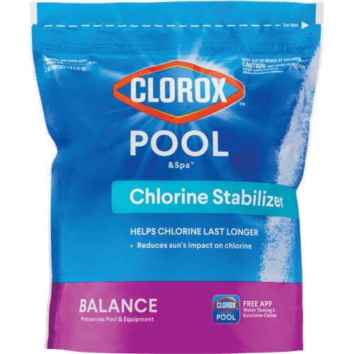 Clorox Pool&Spa Chlorine Stabilizer for Swimming Pools, 4 lb Bag - Clorox