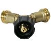 Gas One Propane Tee Adapter - Y Splitter - GAS ONE