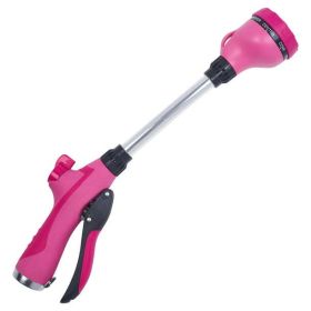 Sprout 8-Pattern 15" Watering Wand in Raspberry Red - Sprout
