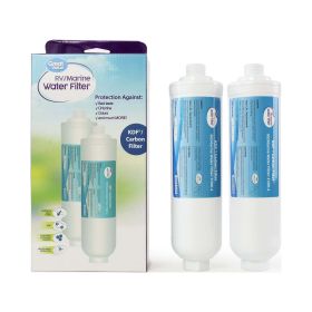 Great Value RV Water Filter 2 Pack for RV/Marine/Camping/Garden/Bathtub Use, F200-2, Activated Carbon Block, White - Great Value