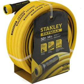 Stanley Fatmax Professional Grade Water Hose, 50' x 5/8, Yellow 500 PSI - STANLEY
