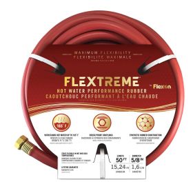 Flexon Flextreme 5/8 in. D X 50 ft. L Heavy Duty Commercial Grade Hot Water Hose - Flexon