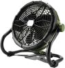 12V Camping Fan With LED Lights Exterior Large Cooling Desk Fans With 5200Ah Battery For Tourism Emergency Outages  (only pick up) - black