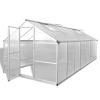 Greenhouse Reinforced Aluminum 113.3 ftÂ² - Transparent