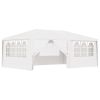 Professional Party Tent with Side Walls 13.1'x19.7' White 0.3 oz/ftÂ² - White