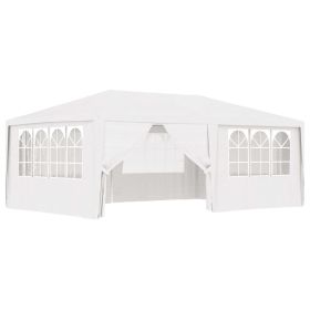 Professional Party Tent with Side Walls 13.1'x19.7' White 0.3 oz/ftÂ² - White