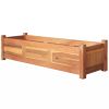 Garden Raised Bed Acacia Wood 39.4"x11.8"x9.8" - Brown