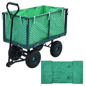 Garden Cart Liner Green Fabric - 145729