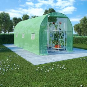 Greenhouse 96.9 ftÂ² 14.8'x6.6'x6.6' - Green
