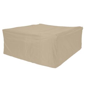 Direct Wicker Square Durable and Water Resistant Outdoor Furniture Cover - Beige