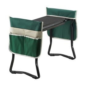 Foldable Portable Gardener Kneeling Bench Stool - Green - Garden Tool