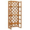 Plant Stand with Trellis Orange 23.6"x11.8"x55.1" Solid Firwood - Orange