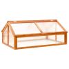 Greenhouse Brown 44.8"x31.4"x19.6" Firwood - Brown