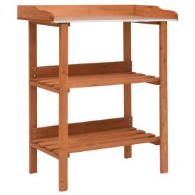 Plant Stand 29.9"x14.6"x35" Firwood - Brown