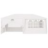 Professional Party Tent with Side Walls 13.1'x19.7' White 0.3 oz/ftÂ² - White