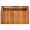 Garden Raised Bed 19.6"x11.8"x9.8" Solid Acacia Wood - Brown