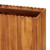 Garden Raised Bed 78.7"x11.8"x19.6" Solid Acacia Wood - Brown