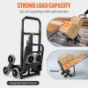 VEVOR Stair Climbing Cart Foldable Hand Truck 375 lbs Capacity w/ Backup Wheels - 375 lbs
