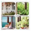 Outdoor Wind Chimes Heroic Windbell Antique Wind Bell, Deep Resonance Serenity Bell, Metal Cylinder Wind Chimes - S