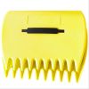 1 Pair Plastic Hand Rakes Leaf Collector Garden Scoop for Picking up Leaves - Yellow