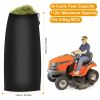 Lawn Tractor Leaf Bag 54 Cubic Feet Standard Garden Waste Collection Bag with 112in Opening - Black