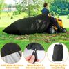 Lawn Tractor Leaf Bag 54 Cubic Feet Standard Garden Waste Collection Bag with 112in Opening - Black