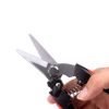 Heavy Duty Garden Clippers with Rust Proof Stainless Steel Blades Bypass Pruner Shears - Black