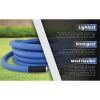 AG-Lite Rubber Hot & Cold Water Rubber Garden Hose: Ultra-Light & Super Strong - 2X the water flow than 5/8" hose (1"x 50') - BSALONE50 - Blubird