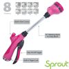 Sprout 8-Pattern 15" Watering Wand in Raspberry Red - Sprout