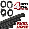 Petrol Fuel Line Hose Gas Pipe For Trimmer Chainsaw Mower Blower Weed Eater Tool - Black
