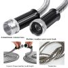 304 Stainless Steel Garden Water Hose Pipe 25/50/75/100FT Flexible Lightweight - 25ft