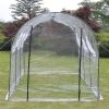 Outdoor Greenhouse Large Portable Gardening Plant Hot House - Transparent