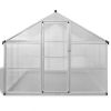 Greenhouse Reinforced Aluminum 113.3 ftÂ² - Transparent