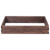 Elevated Wooden Garden Planter Box Bed Kit - as show