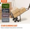 VEVOR Stair Climbing Cart Foldable Hand Truck 375 lbs Capacity w/ Backup Wheels - 375 lbs