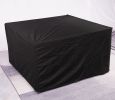 Direct Wicker Square Durable and Water Resistant Outdoor Furniture Cover - black