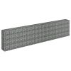 Gabion Raised Bed Galvanized Steel 141.7"x11.8"x35.4" - Silver