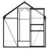 Greenhouse with Base Frame Anthracite Aluminum 51.1 ftÂ² - Anthracite