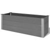 Garden Raised Bed WPC 59.1" x 19.7" x 21.3" Gray - Gray