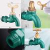 Old-fashioned Thicken Iron Faucet Key Open Garden Faucet Winter Outdoor Mop Pool Faucet Single Cold Water Tap - Default